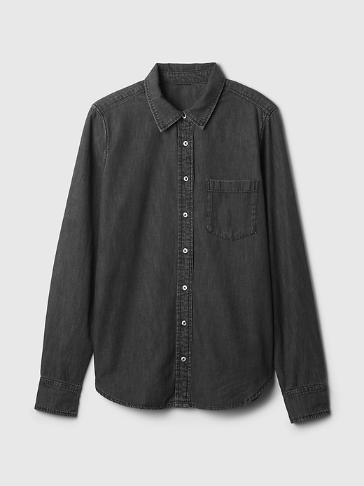 Image number 5 showing, Organic Cotton Denim Classic Shirt