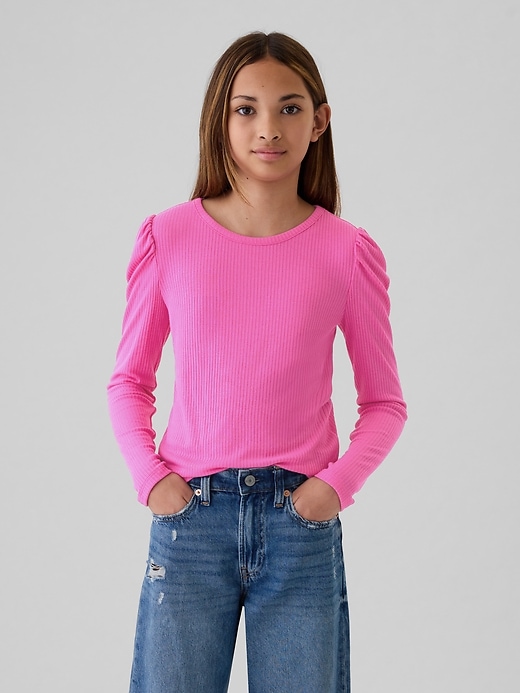 Image number 1 showing, Kids Softspun Ribbed Top