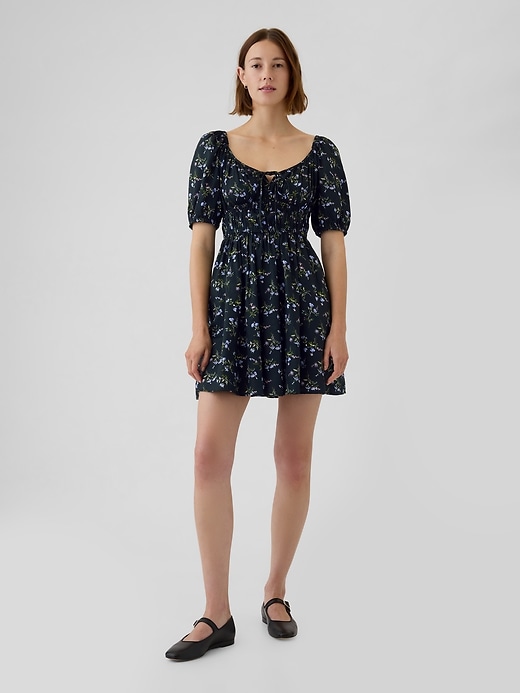 Image number 1 showing, Smocked Mini Dress