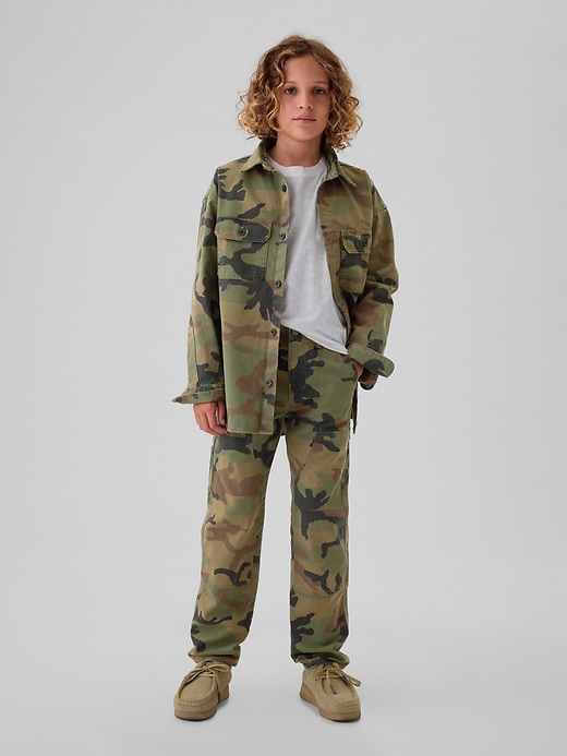 Image number 1 showing, Kids Camo Carpenter Pants