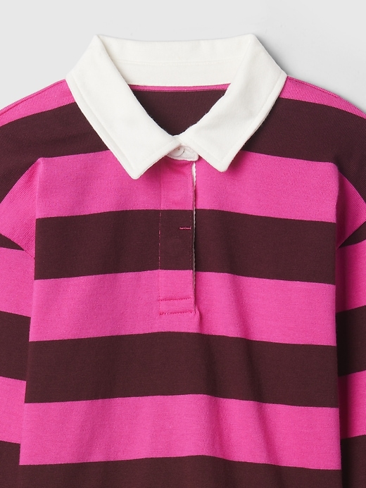 Image number 3 showing, Kids Cropped Rugby Polo Shirt