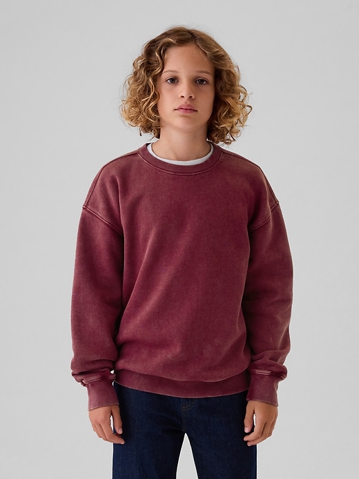 Image number 6 showing, Kids Vintage Soft Washed Relaxed Sweatshirt