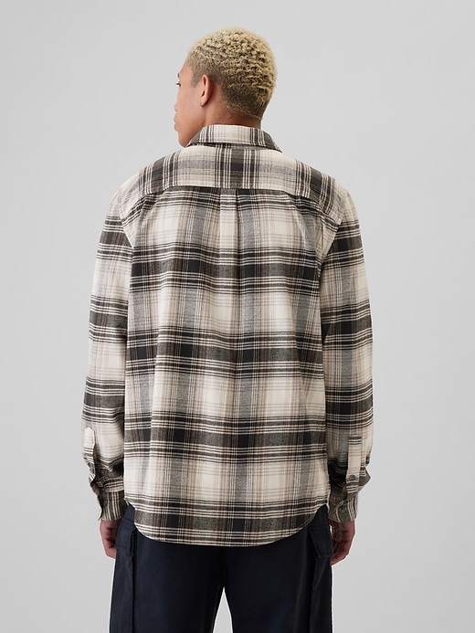 Image number 2 showing, Organic Cotton Flannel Shirt