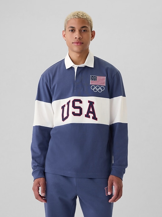 Image number 1 showing, Team USA Rugby Polo Shirt