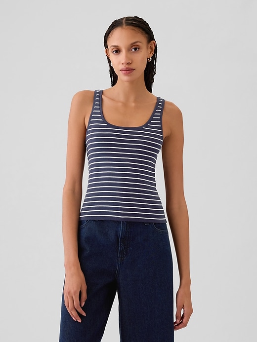 Image number 1 showing, Modern Cropped Tank Top
