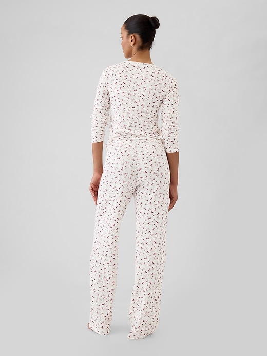 Image number 2 showing, Pointelle PJ Pants