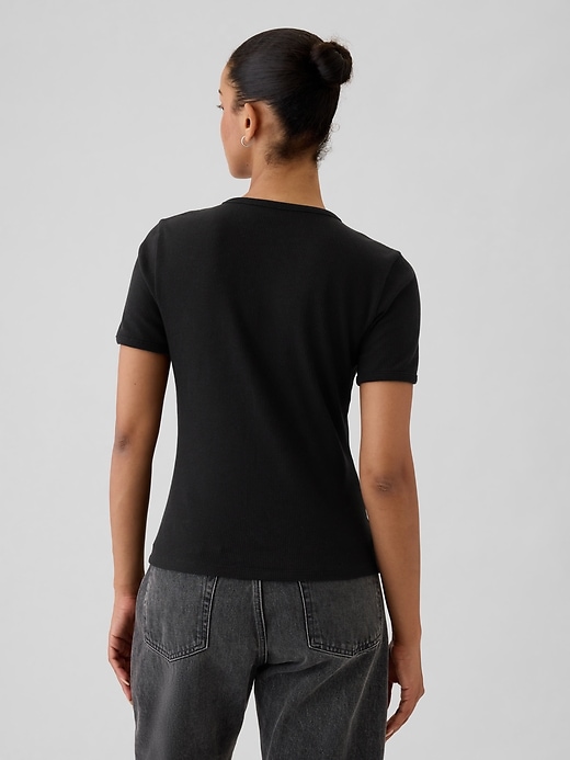 Image number 2 showing, Waffle Pocket Henley Shirt