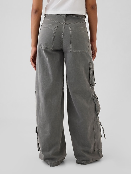 Image number 4 showing, Mid Rise Relaxed Cargo Pants