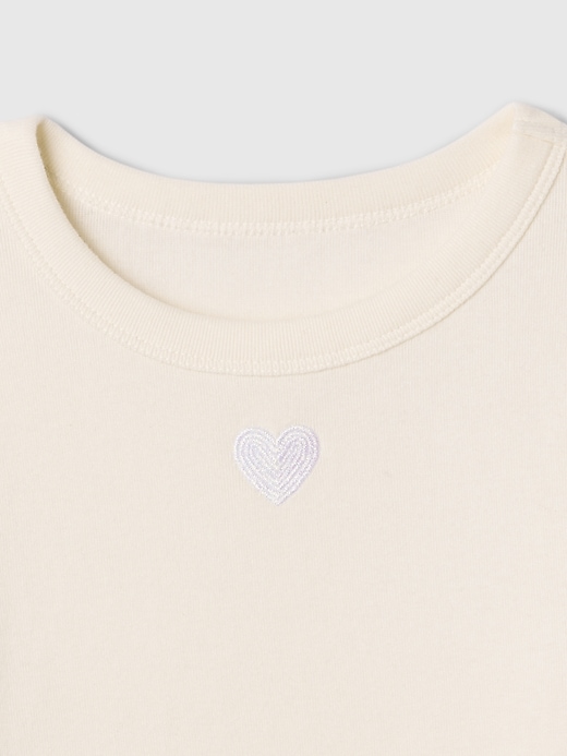 Image number 3 showing, Kids Rib Embroidered Graphic T-Shirt