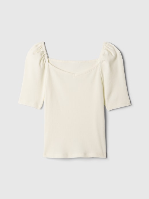 Image number 4 showing, Kids Sweetheart Puff Sleeve Top