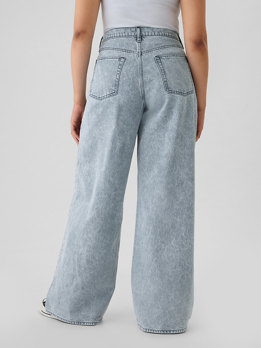 Image number 6 showing, Mid Rise Studded Baggy Jeans