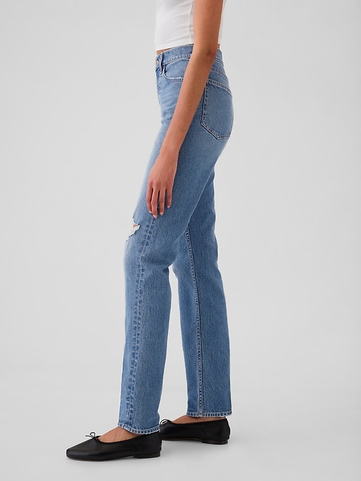 Image number 3 showing, High Rise &#39;90s Straight Jeans