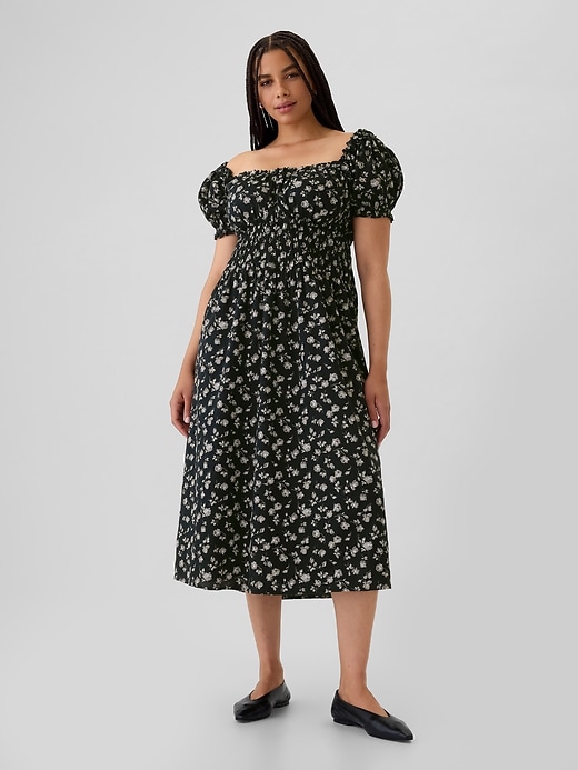 Image number 5 showing, Smocked Midi Dress