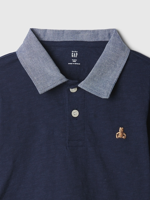 Image number 3 showing, babyGap Chambray Polo Shirt