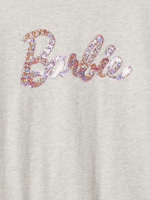 Image number 3 showing, Kids Organic Cotton Sequin Barbie T-Shirt