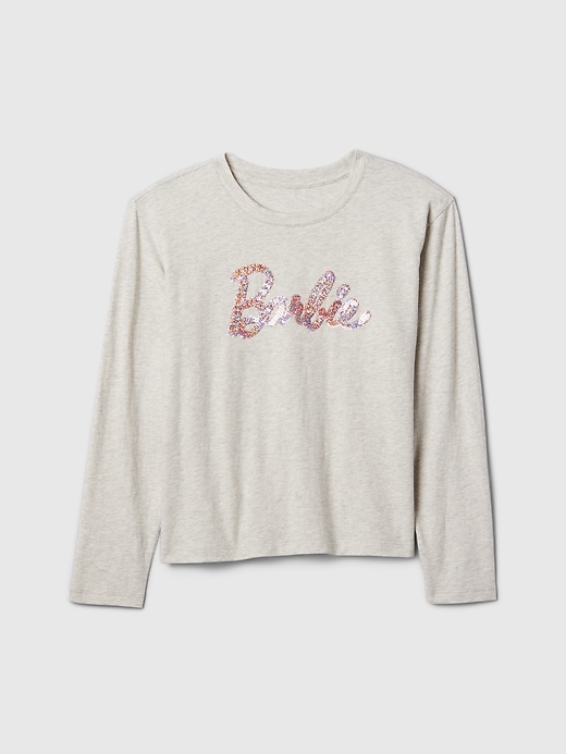 Image number 4 showing, Kids Organic Cotton Sequin Barbie T-Shirt