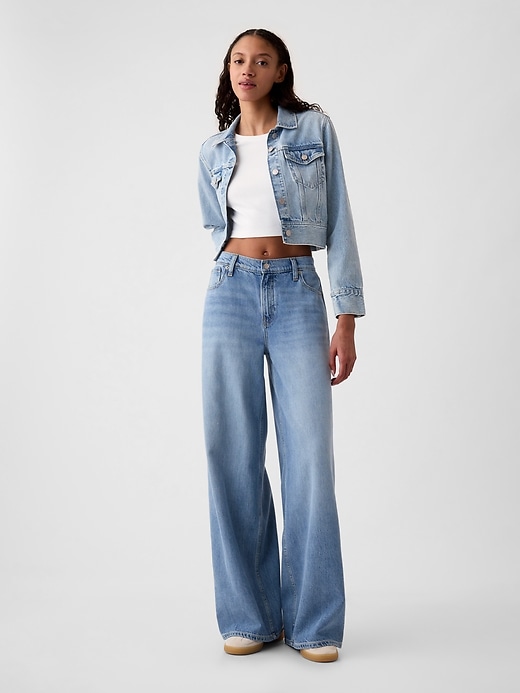 Image number 1 showing, Mid Rise UltraSoft Baggy Jeans