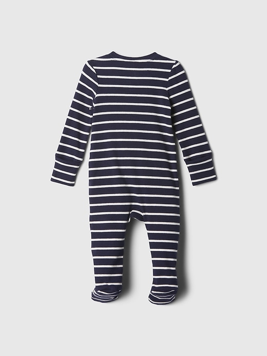 Image number 2 showing, Baby First Favorites TinyRib Footed One-Piece