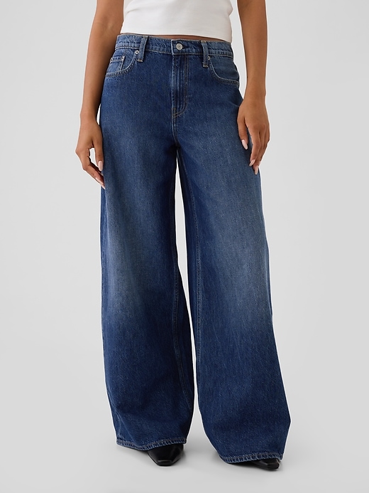 Image number 2 showing, Mid Rise Extra Baggy Jeans