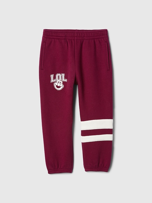 Image number 1 showing, babyGap Vintage Soft Sesame Street Varsity Joggers