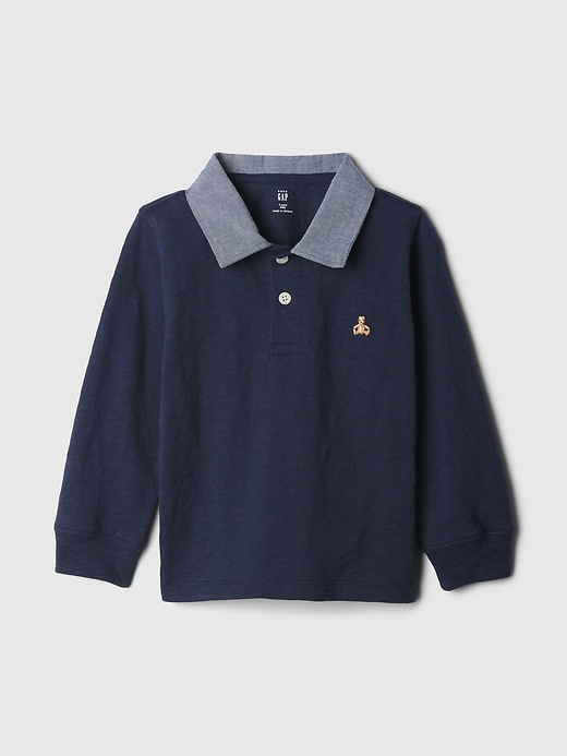 Image number 3 showing, babyGap Chambray Polo Shirt