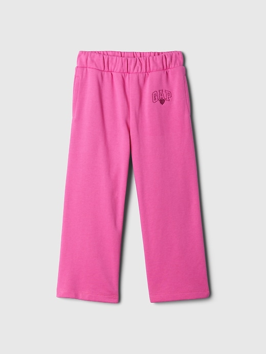 Image number 3 showing, babyGap Vintage Soft Logo Wide-Leg Sweatpants