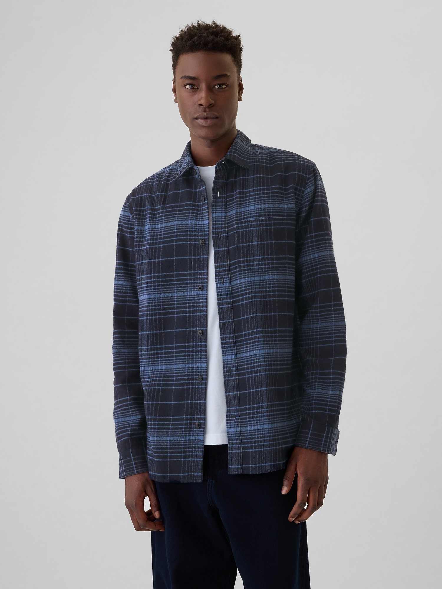 Organic Cotton Flannel Shirt