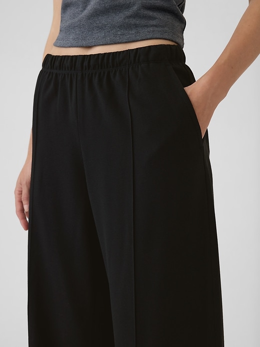 Image number 8 showing, Wide-Leg Seamed Pull-On Pants