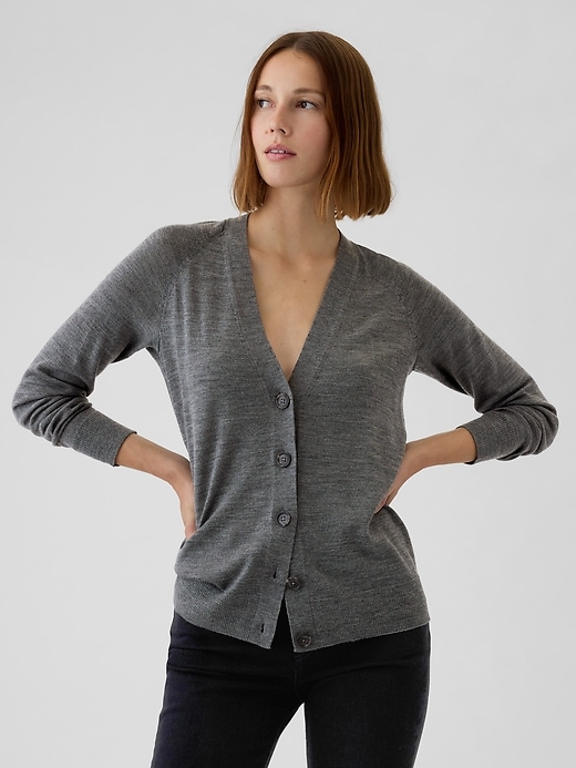 Image number 1 showing, Merino Cardigan