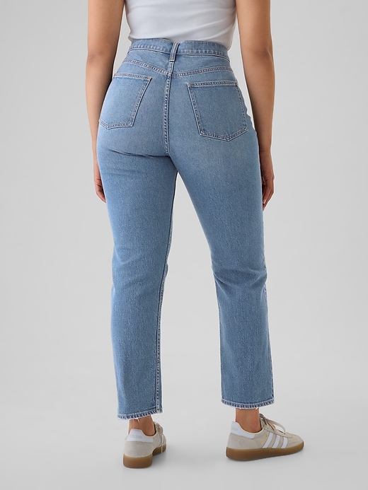 Image number 6 showing, High Rise &#39;90s Straight Jeans