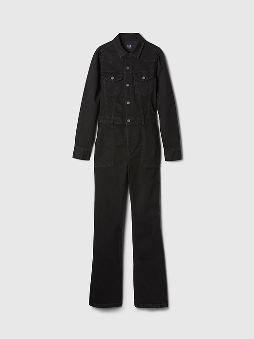 Image number 7 showing, Western Denim Jumpsuit