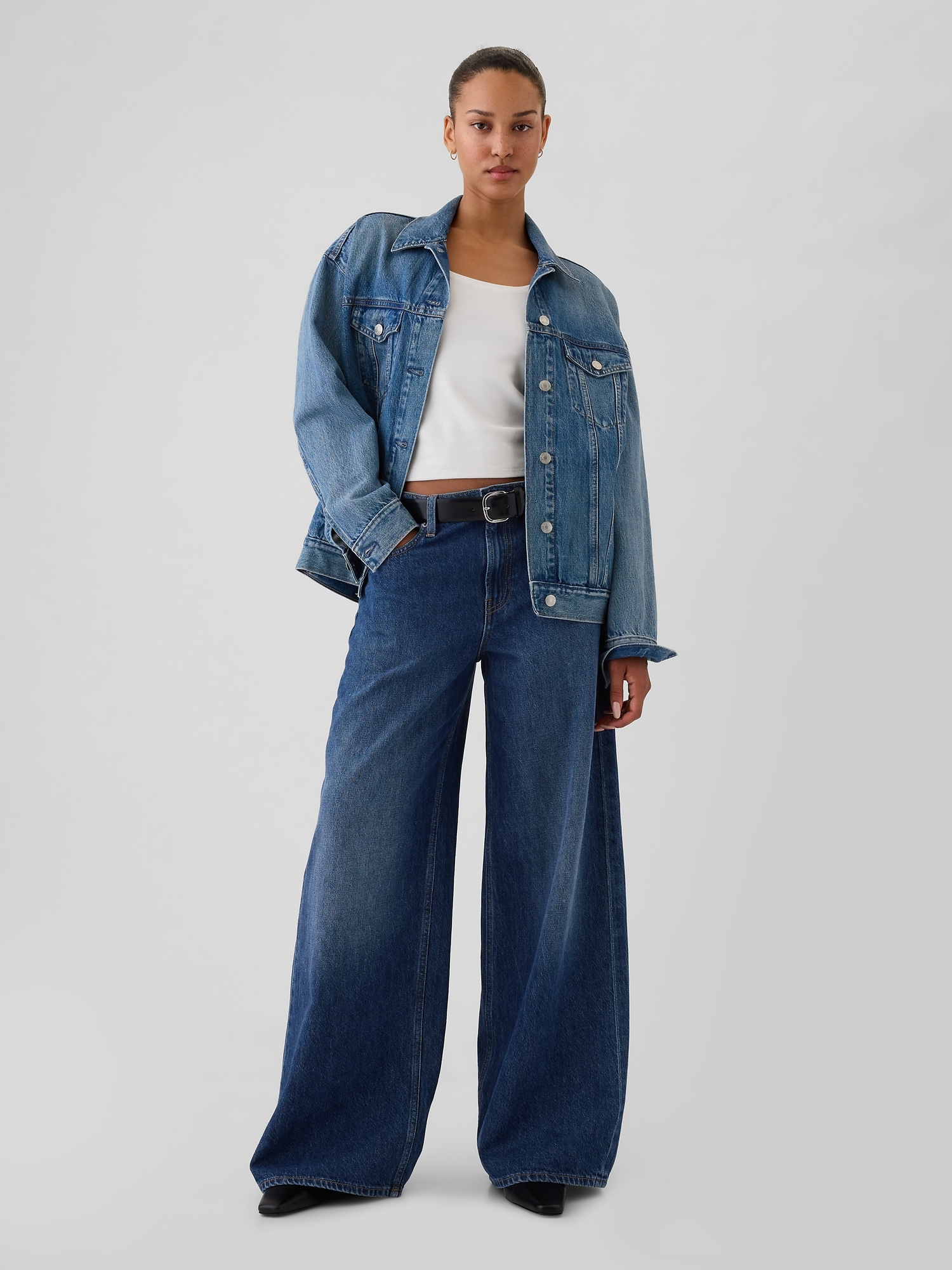 Mid Rise Extra Baggy Jeans
