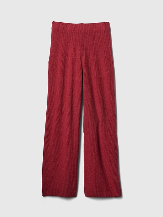 Image number 5 showing, CashSoft Shaker-Stitch Sweater Pants