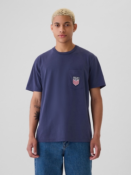 Image number 1 showing, Team USA Graphic Pocket T-Shirt