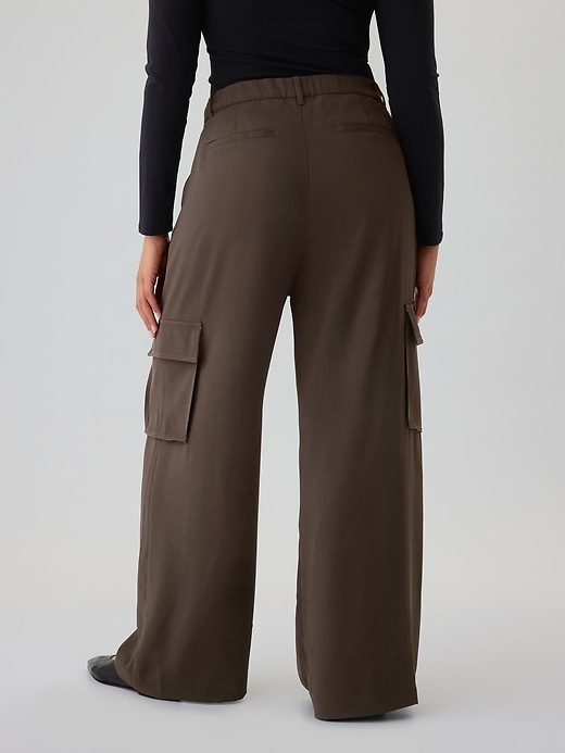 Image number 6 showing, 365 High Rise Cargo Pleated Trousers