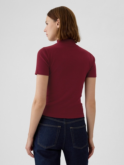 Image number 2 showing, Modern Rib Mockneck T-Shirt