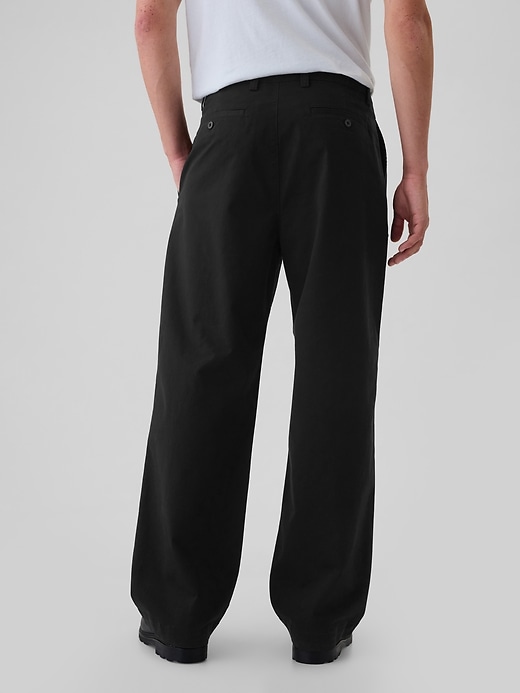 Image number 4 showing, Modern Pleated Khakis in Baggy Fit