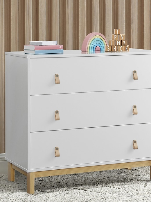 Image number 2 showing, babyGap Legacy 3 Drawer Dresser with Leather Pulls and Interlocking Drawers
