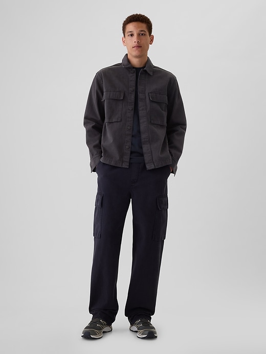 Image number 3 showing, Denim Overshirt