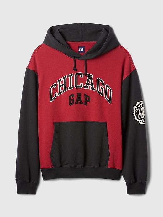 Image number 5 showing, Chicago Logo Colorblock Hoodie