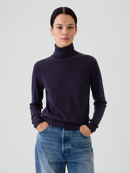 Image number 1 showing, Merino Turtleneck Sweater