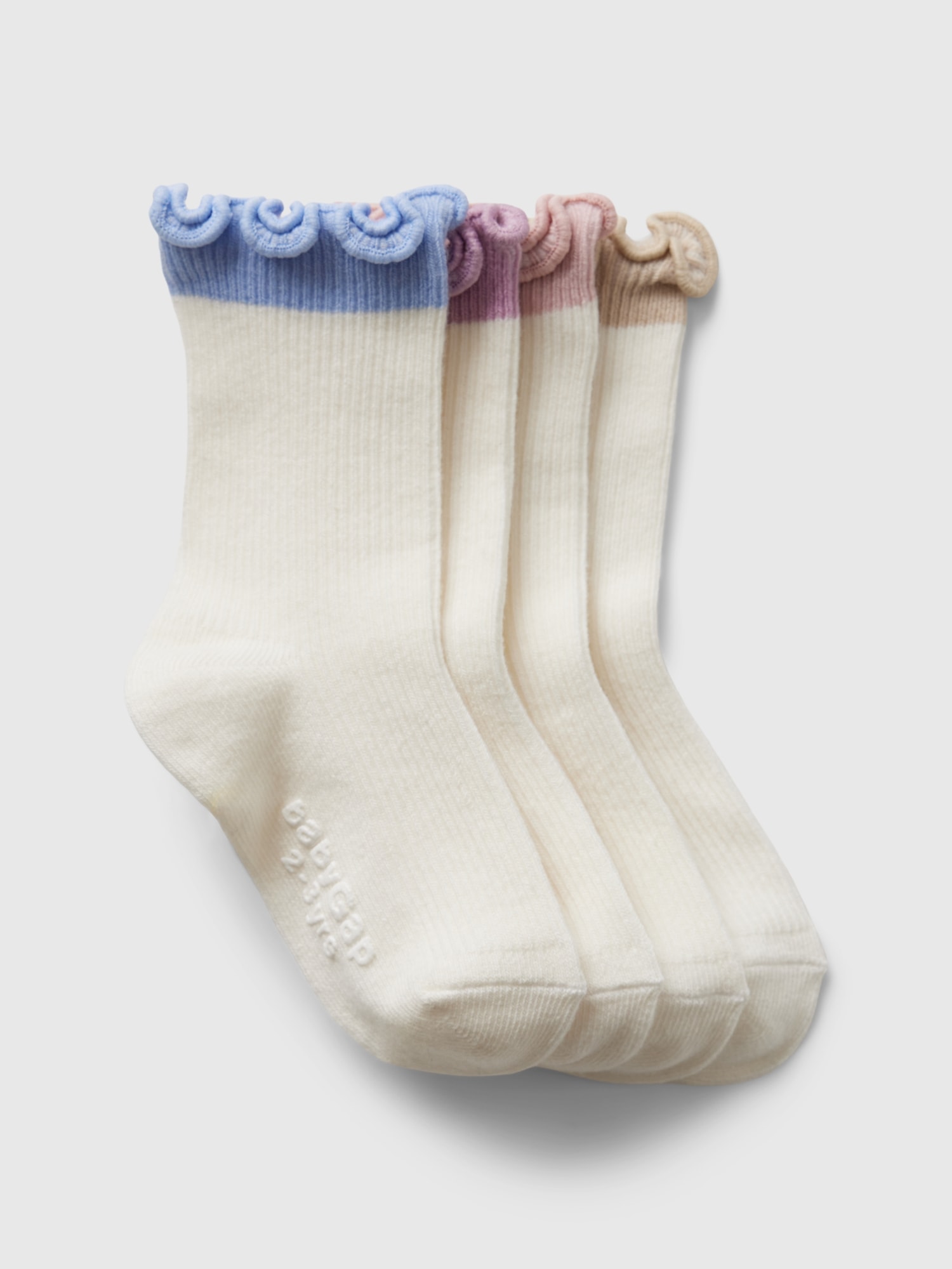 babyGap Ruffled Crew Socks (4-Pack)