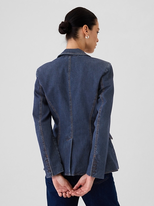 Image number 2 showing, Denim Blazer