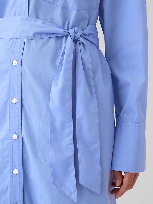 Image number 4 showing, Organic Cotton Maxi Shirtdress