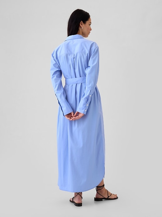 Image number 2 showing, Organic Cotton Maxi Shirtdress