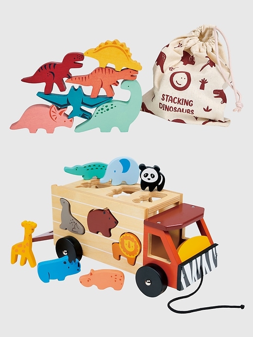 Image number 1 showing, Explorers Sorting and Stacking Toddler Toy Bundle