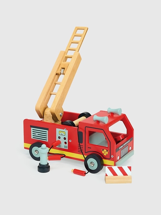 Image number 1 showing, Little Firefighter Toddler Red Fire Truck Toy