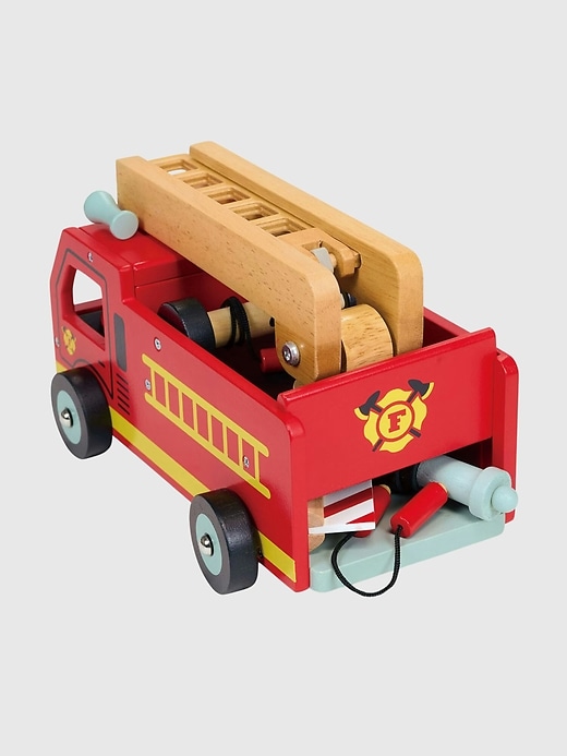 Image number 3 showing, Little Firefighter Toddler Red Fire Truck Toy