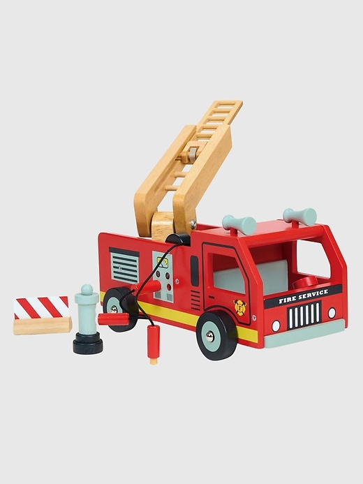 Image number 2 showing, Little Firefighter Toddler Red Fire Truck Toy