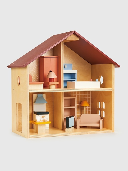 Image number 1 showing, Poppets Dolls House Toddler Toy